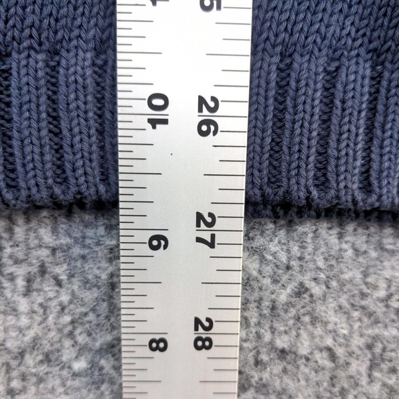 Hackett London Men's Sweater Blue XXL Long Sleeve V-Neck All Cotton Made Italy - Picture 15 of 16